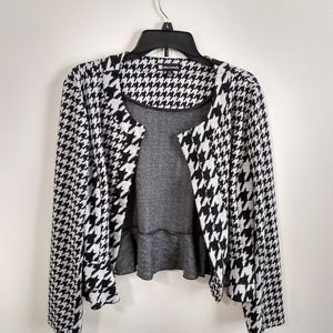 Valerie Bertinelli Houndstooth Blazer